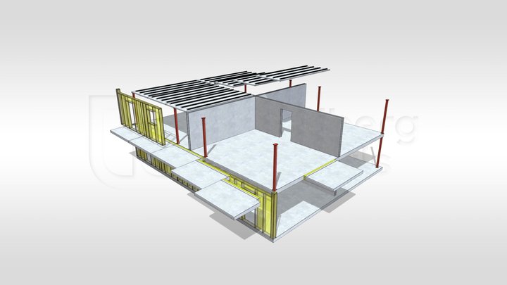 Precastabetong Preconformsystem 3D Model