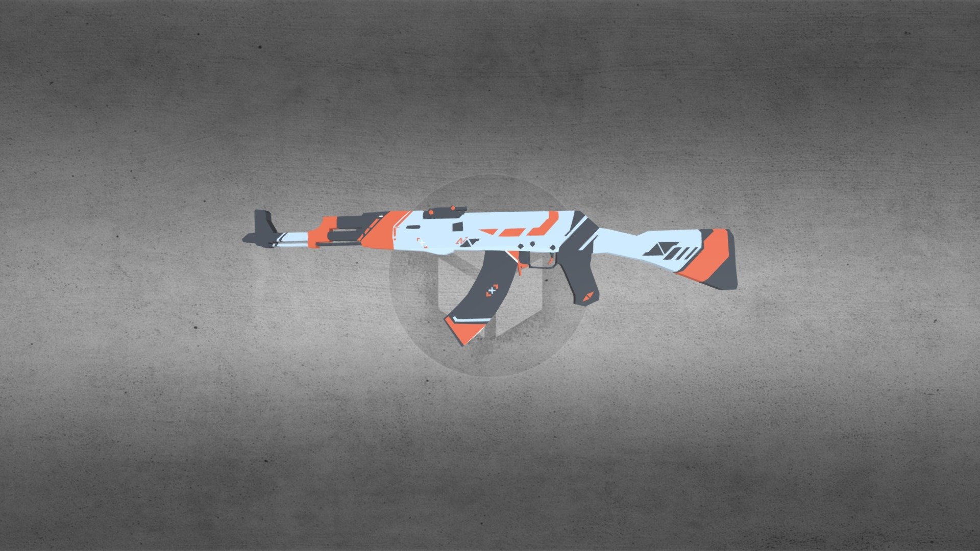 Ak 47 Asiimov Download Free 3d Model By Sqtime Kianu Blenderist