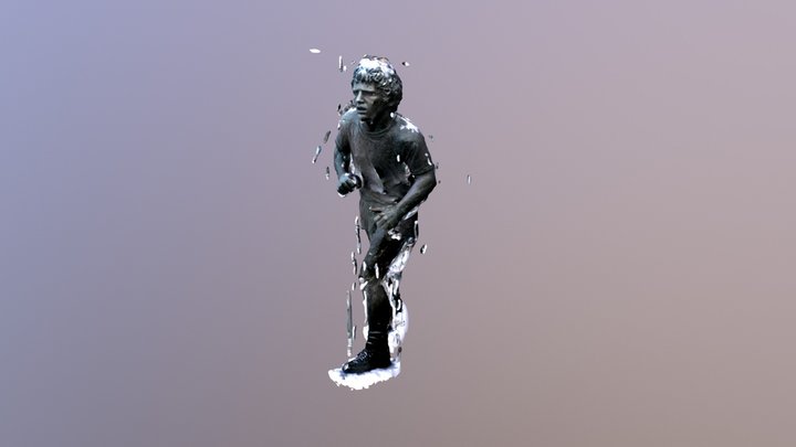 Terry Fox Statue 3D Model