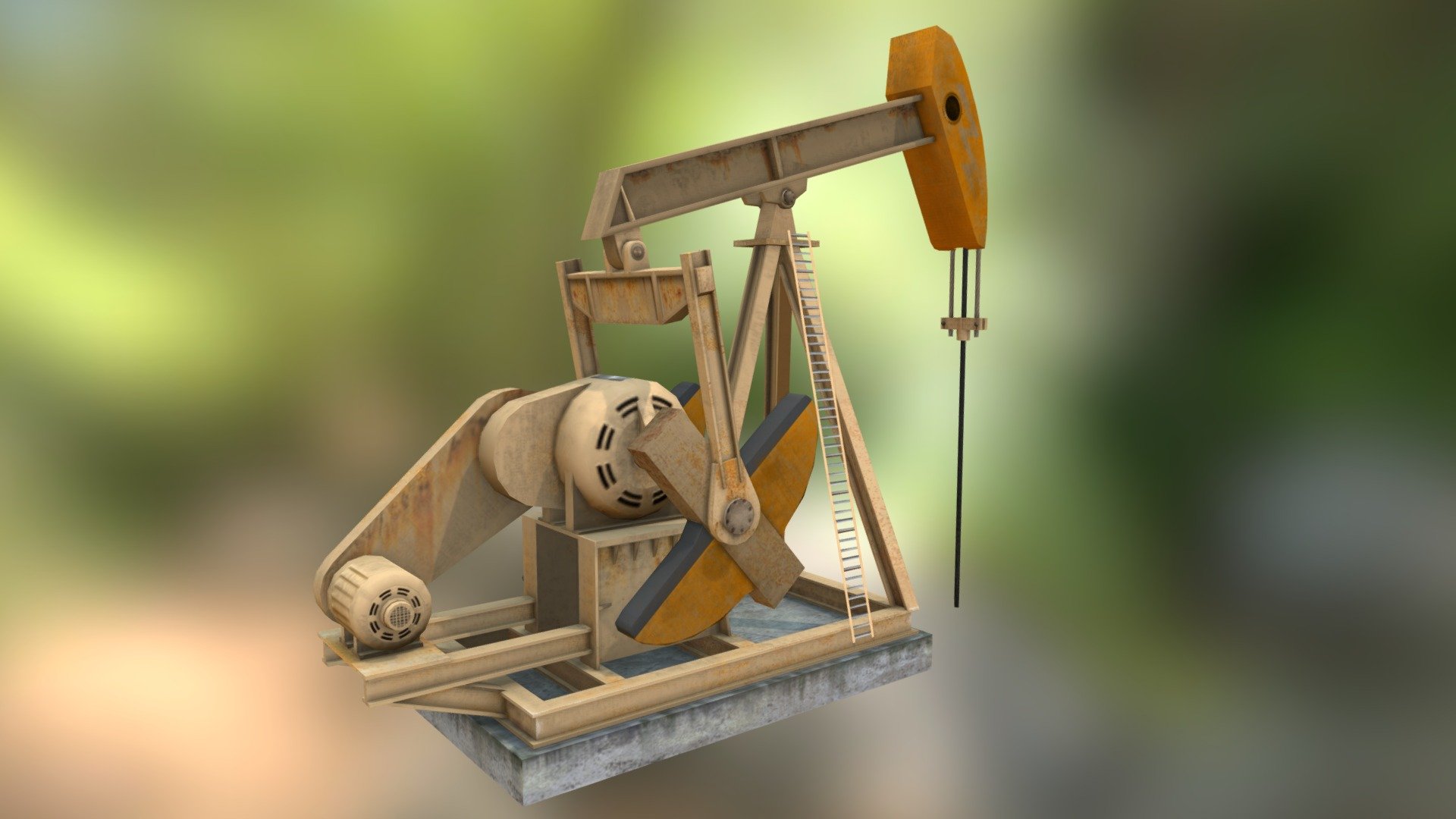 Pump Jack 3D model by Tomos (tomos) [80388d7] Sketchfab