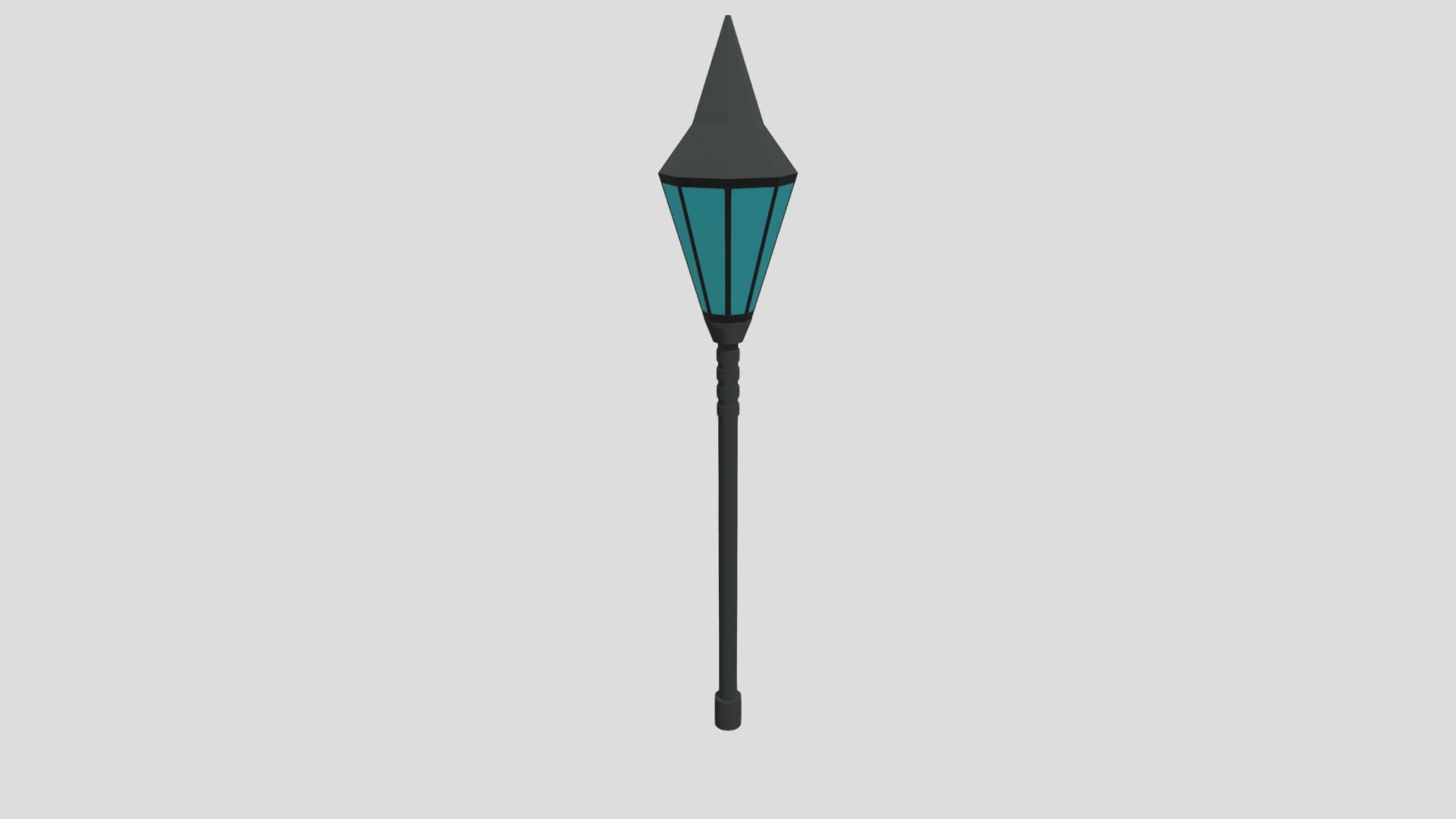 Lamp post from Poly by Google