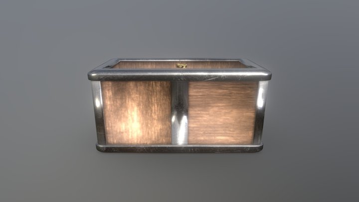 Chest and coin 3D Model