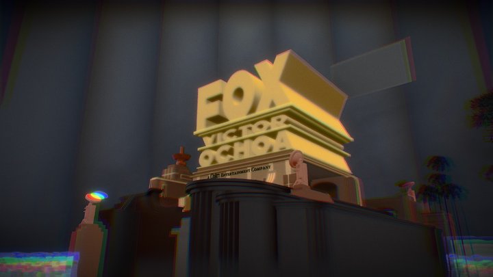 Fox Victor Ochoa Logo 2015 Remake 100 Years 3D Model