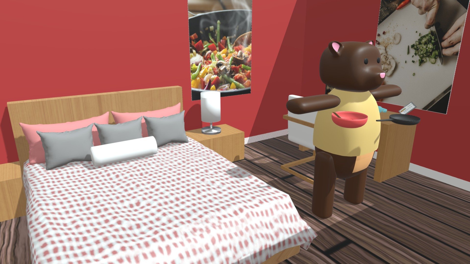 Bobae Bedroom 3d Model 3d Model By Evelyns 3d Shop Evelyns3dshop