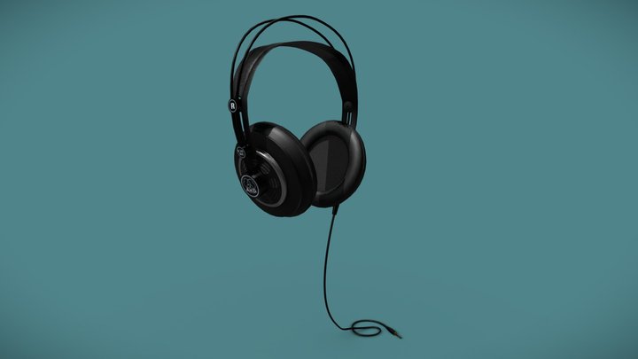 AKG K240 MKII Headset 3D Model