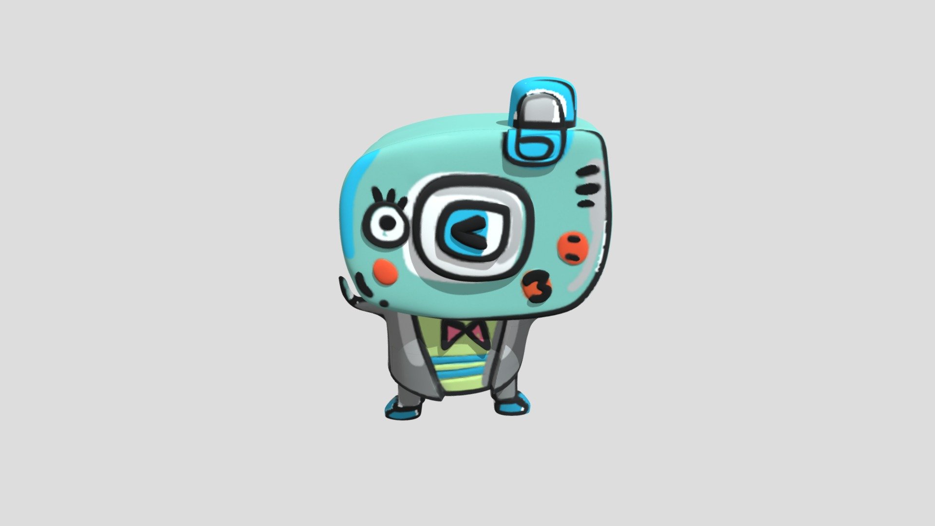 Splashlight Camera Guy - 3D model by liiv [803b67c] - Sketchfab