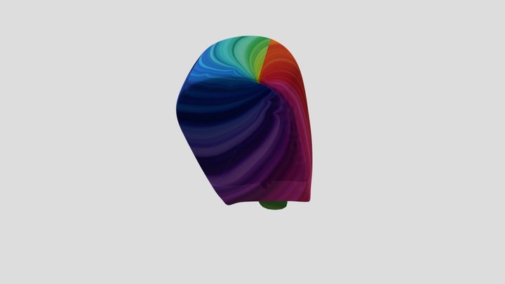 yummy rainbow popsicle 3D Model