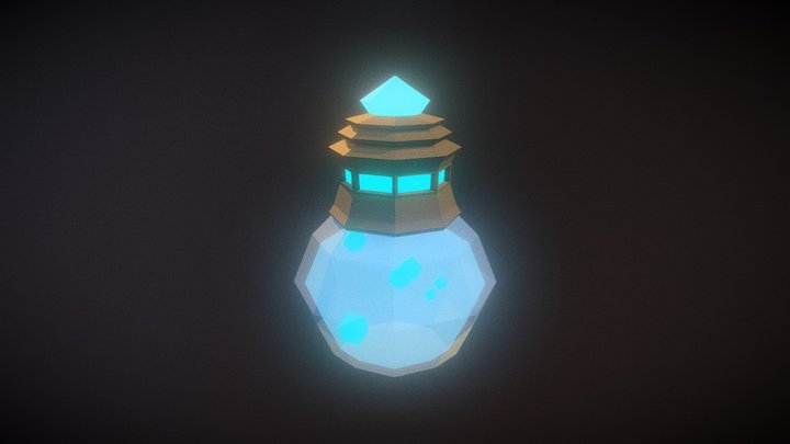 Pocion Low Poly 3D Model