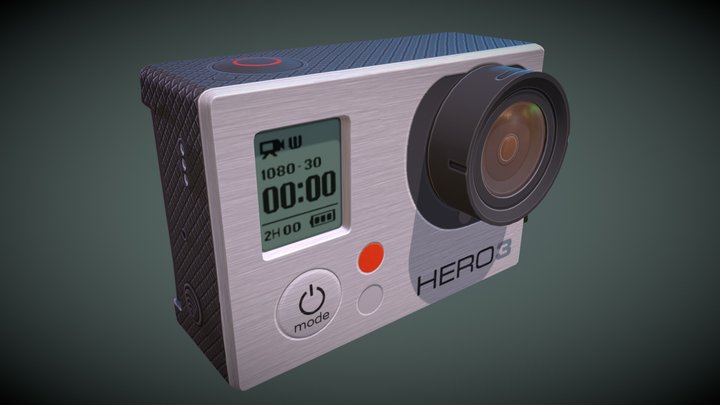 GOPRO HERO 3 3D Model