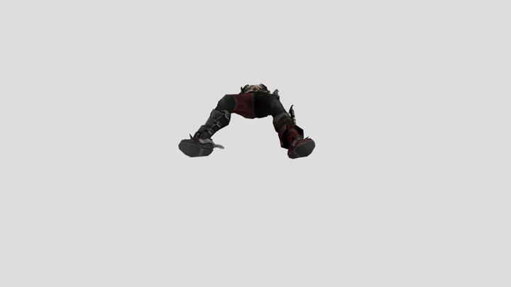 Laying Sleeping 3D Model
