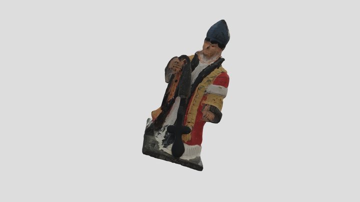 Dungeons and Dragons Figurine - Cleric 3D Model