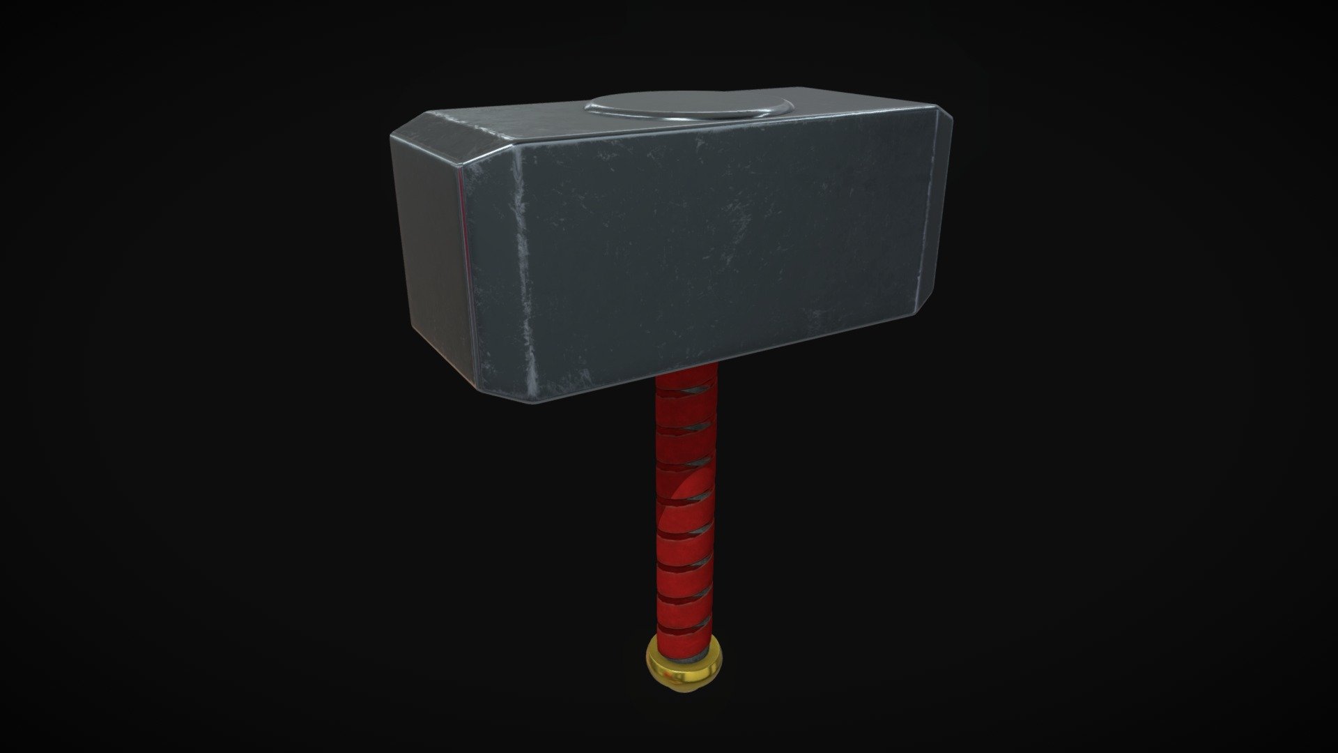 Mjolnir - Download Free 3D model by Halfoun [803fa4d] - Sketchfab