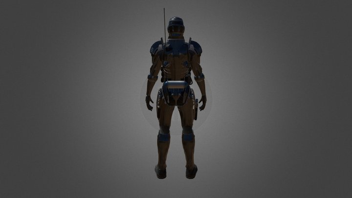 Assault armor 3D Model
