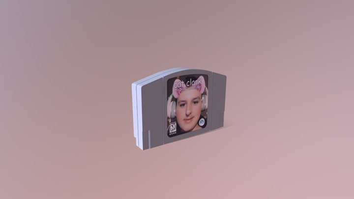 Nintendo 64 Game Cartridge 3D Model