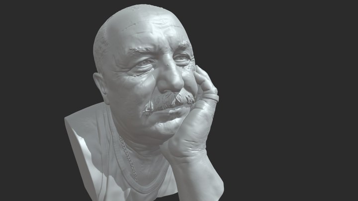 63 years old man Face