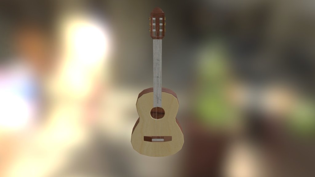 Guitarra Alex Sanchez — Sketchfab embed 3D viewer