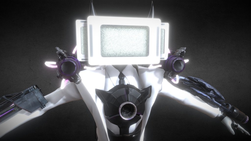 Titan TVman white