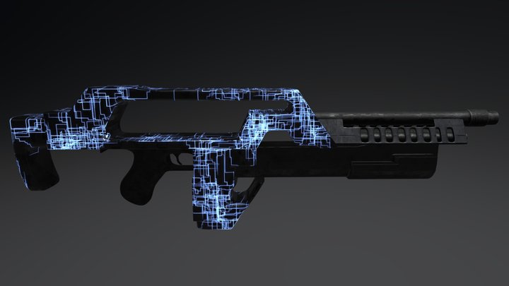 Space_Gun 3D Model
