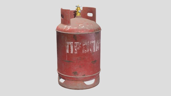 Propane Tank 3D Model