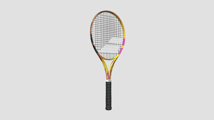 Babolat Pure Aero Rafa Racquets 3D Model