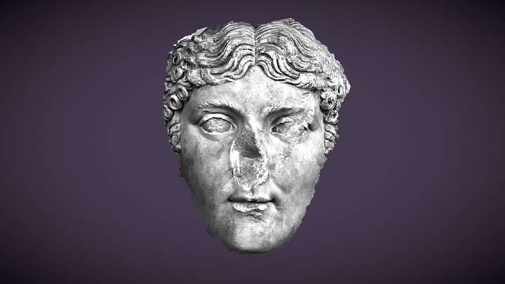 Marble Bust of Agrippina 3D Model