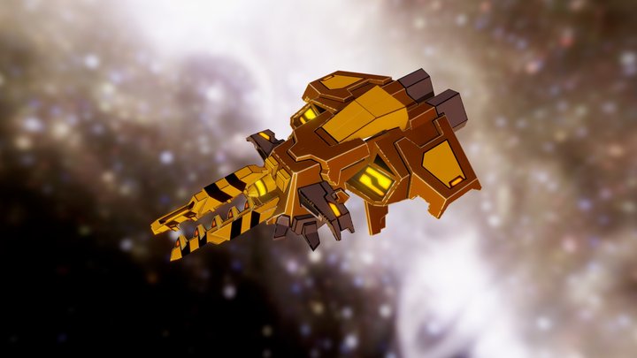 Ship EF Miner 3D Model