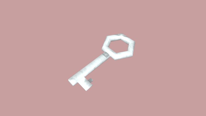 Old Key 3D Model