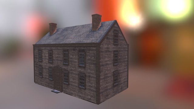 Colonial House 4 3D Model
