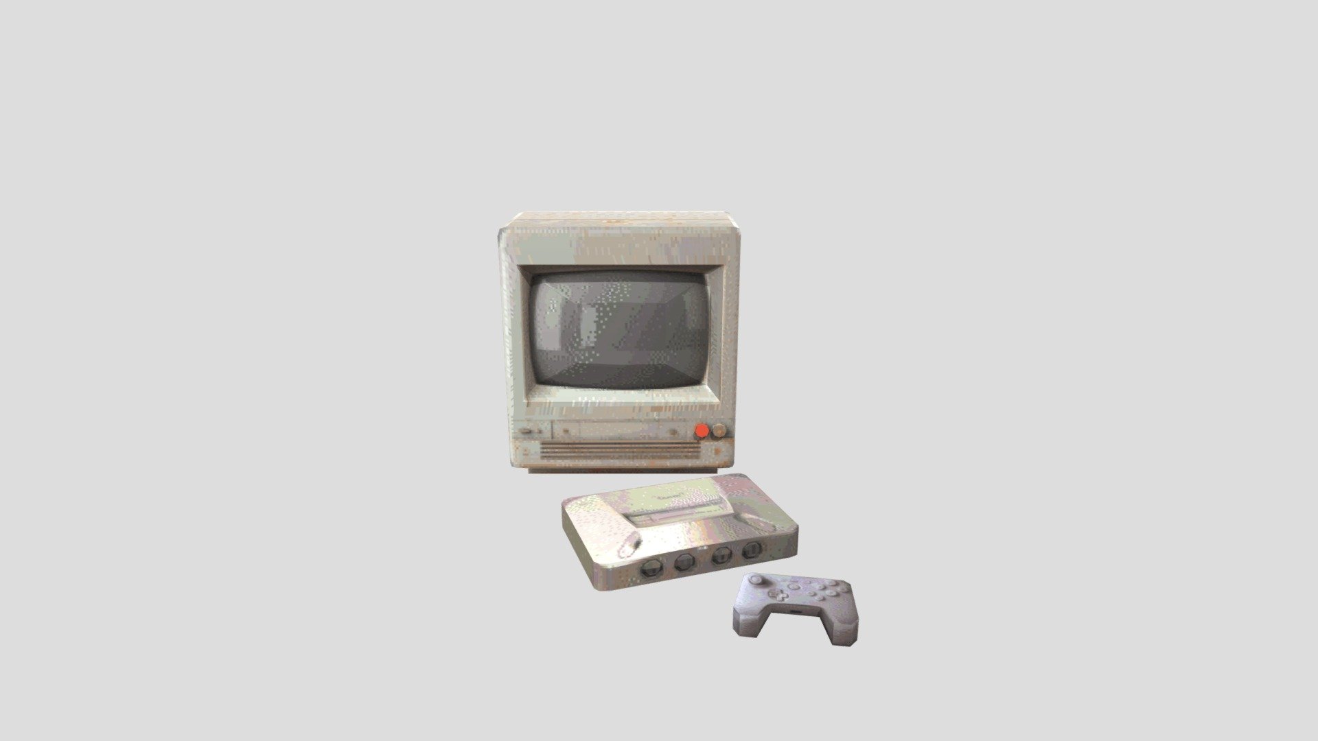 Retro Inspired Console - Download Free 3D model by Mr.Gromp (@nirarun ...