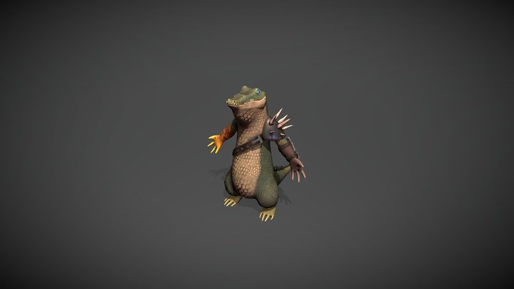 Croc Model 3D Model
