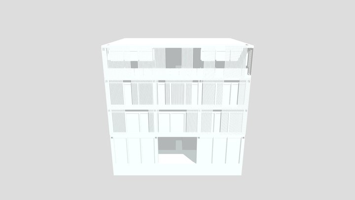 Educational Building 3D Model