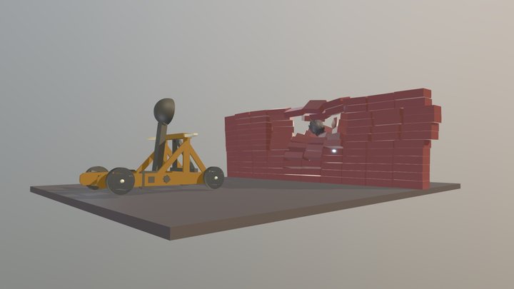 Catapulta 3D Model