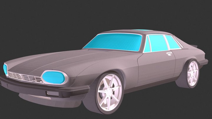 XJS Jaguar 1var. 3D Model