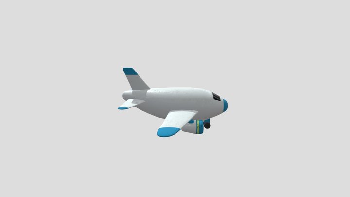 Toy Plane 3D Model