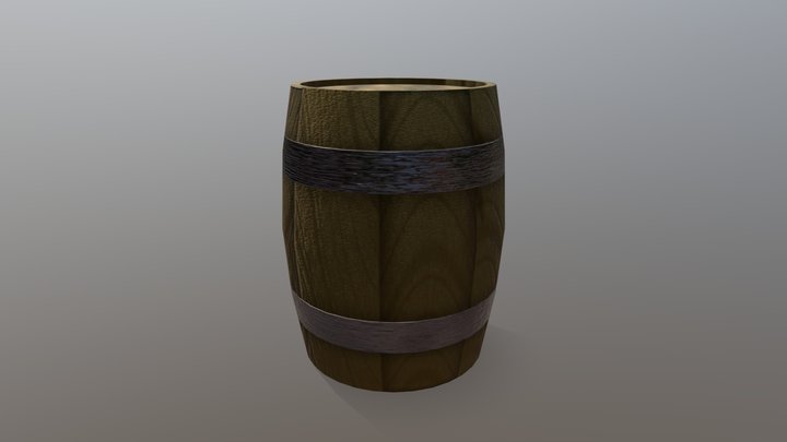 Barrel 3D Model