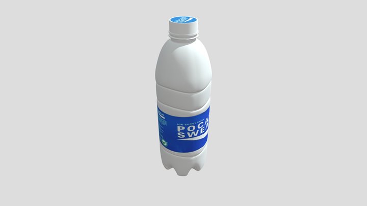 pocari sweat Bottle 3D Model