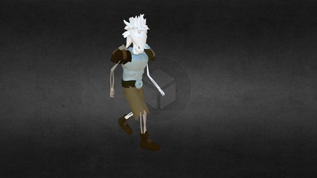 Skeleton Dude 3D Model