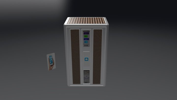 Whole Home Humidifier A 3D Model