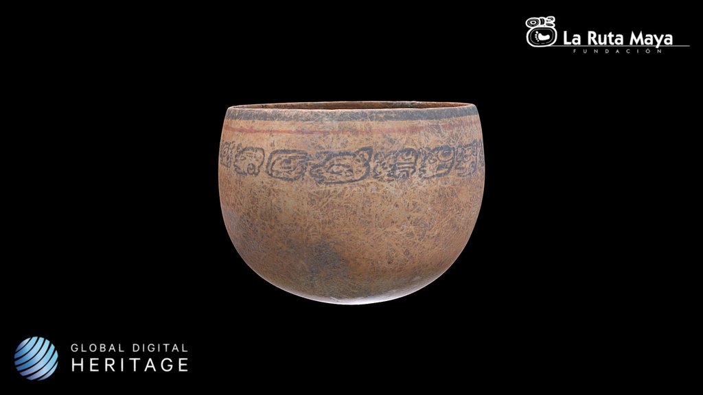 Polychrome bowl with Standard Primary Sequence