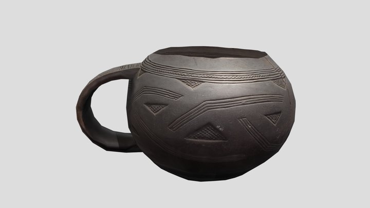 Photogrammetry - Drexel Collection Kuba Vessel 3D Model