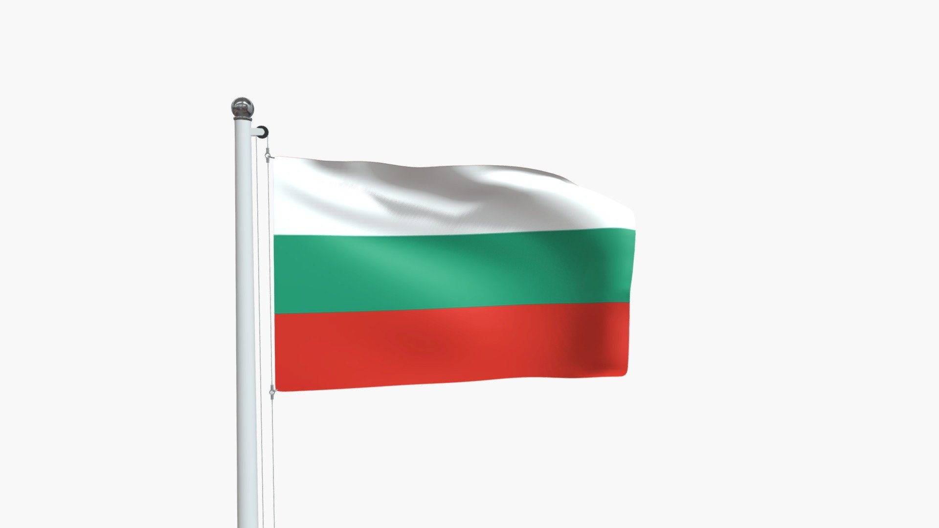 Flag Of Bulgaria - Buy Royalty Free 3D model by Renato.lt (@renato.lt ...