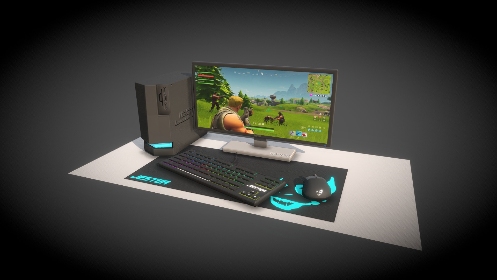 Stylized Game Desktop - 3D model by Aaron Vantrees (@NinjaStreak456 ...