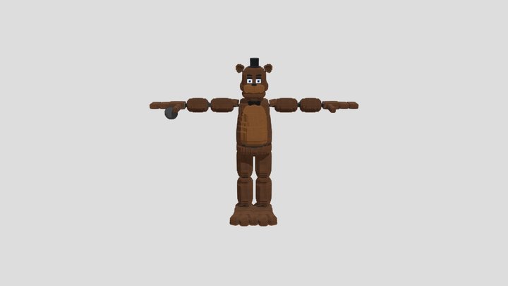 Freddy Minecraft 3D Model