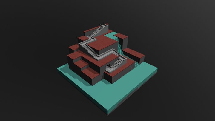Stairway 3D Model