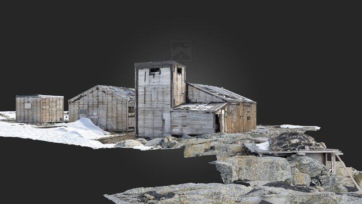 East Base, Stonington Island (USA) (HSM.55) 3D Model