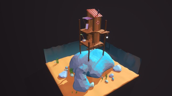 Sea Shack 3D Model