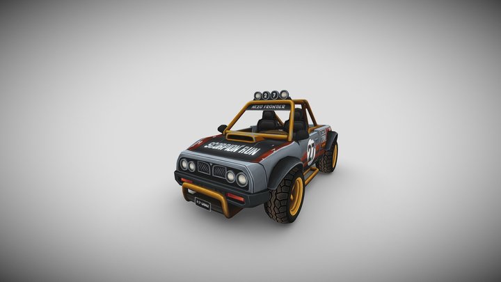 Nexo Salvaje – Stylized Rally Lancia 3D Model
