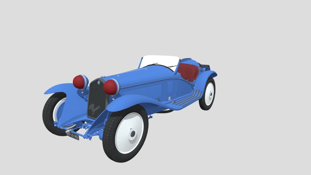 1933 Alfa Romeo 8C Corto Touring Spider