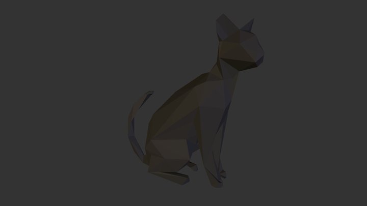 Cat2 3D Model