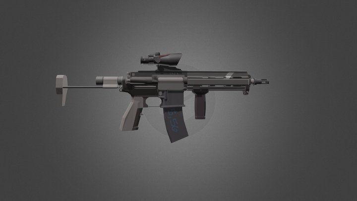 Jäger's 416-C Carbine 3D Model